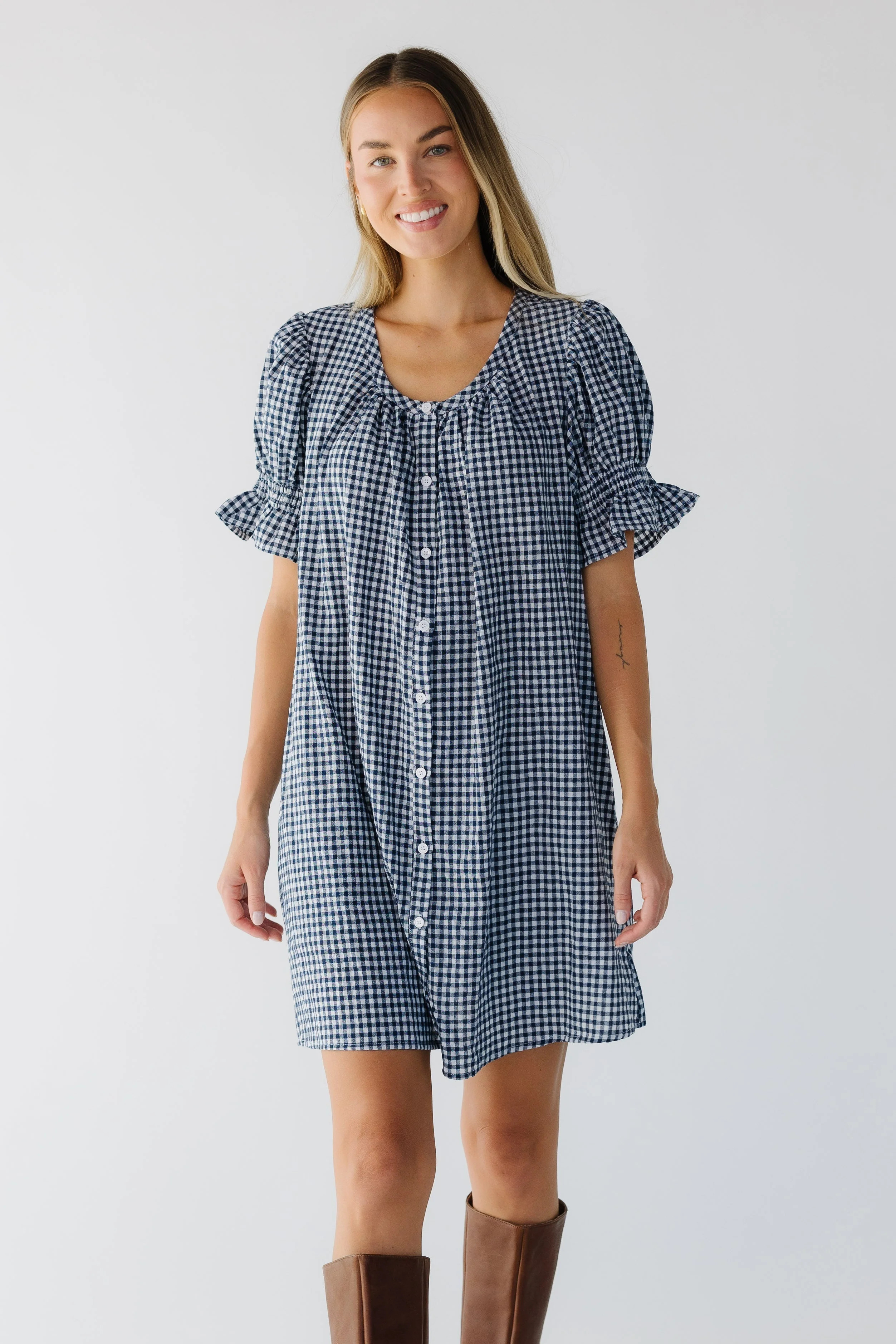 Modest Life of The Party Gingham Dress | Called To Surf