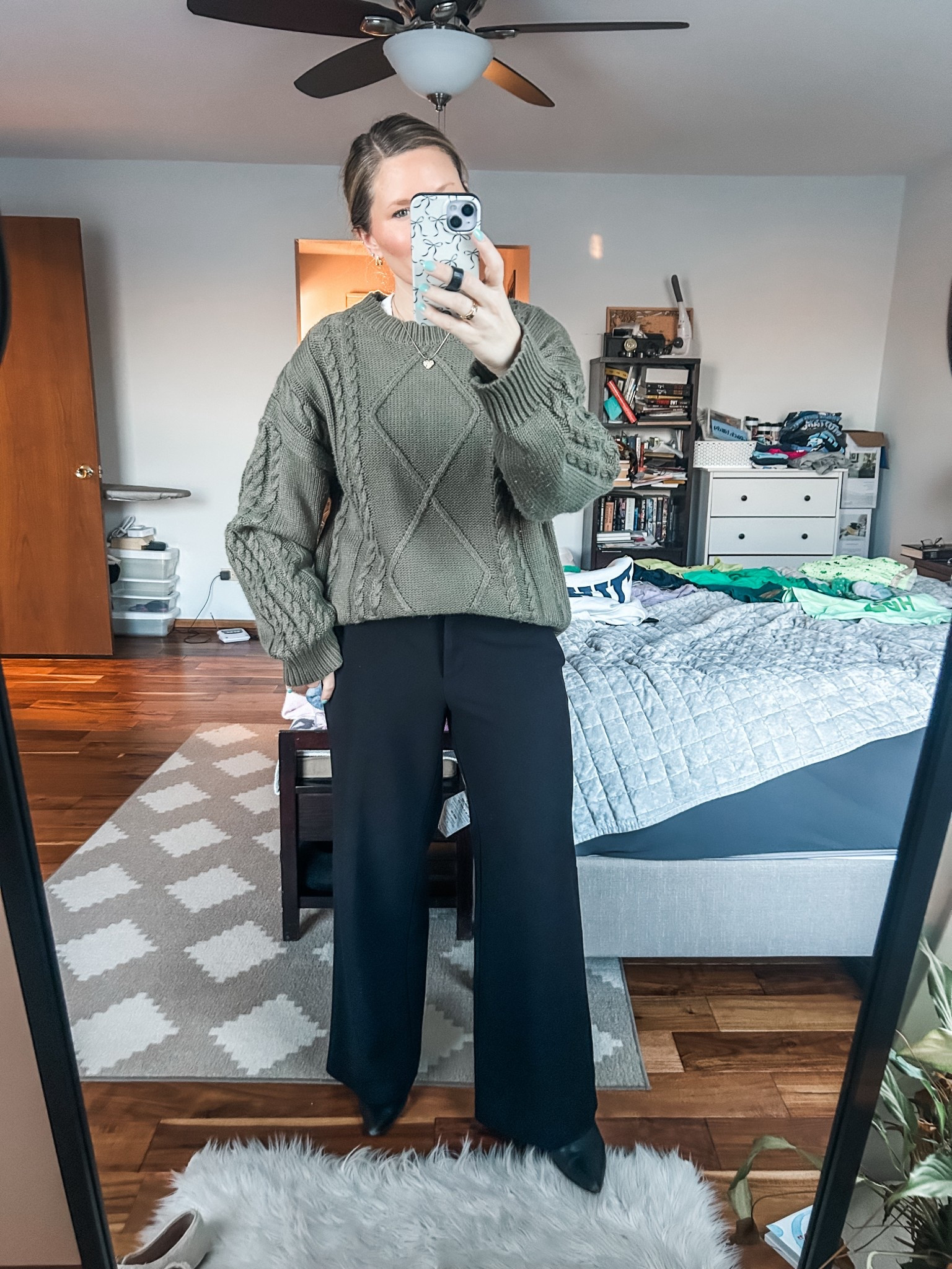 I wore this outfit to school for 15 whole minutes before the doctor called and told me to get my daughter to the ER. Then the ER nurse told me this sweater didn’t count for St. Paddy’s 🤦🏼‍♀️😂☘️

#LTKdayinmylife #LTKWorkwear #LTKMidsize