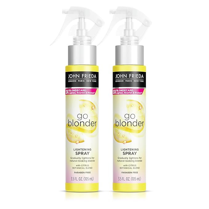 John Frieda Go Blonger Lightening Spray, Paraben & Phthalate Free, Ammonia & Cruelty Free Blonde ... | Amazon (US)