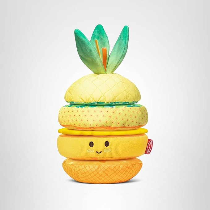 Melissa & Doug Multi-Sensory Pineapple Soft Stacker Infant Toy - Stacking Toys For Babies, Pineap... | Amazon (US)