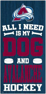 Fan Creations Avalanche All I Need Is My Dog & Football Wall Decor, 6 x 12-in | Chewy