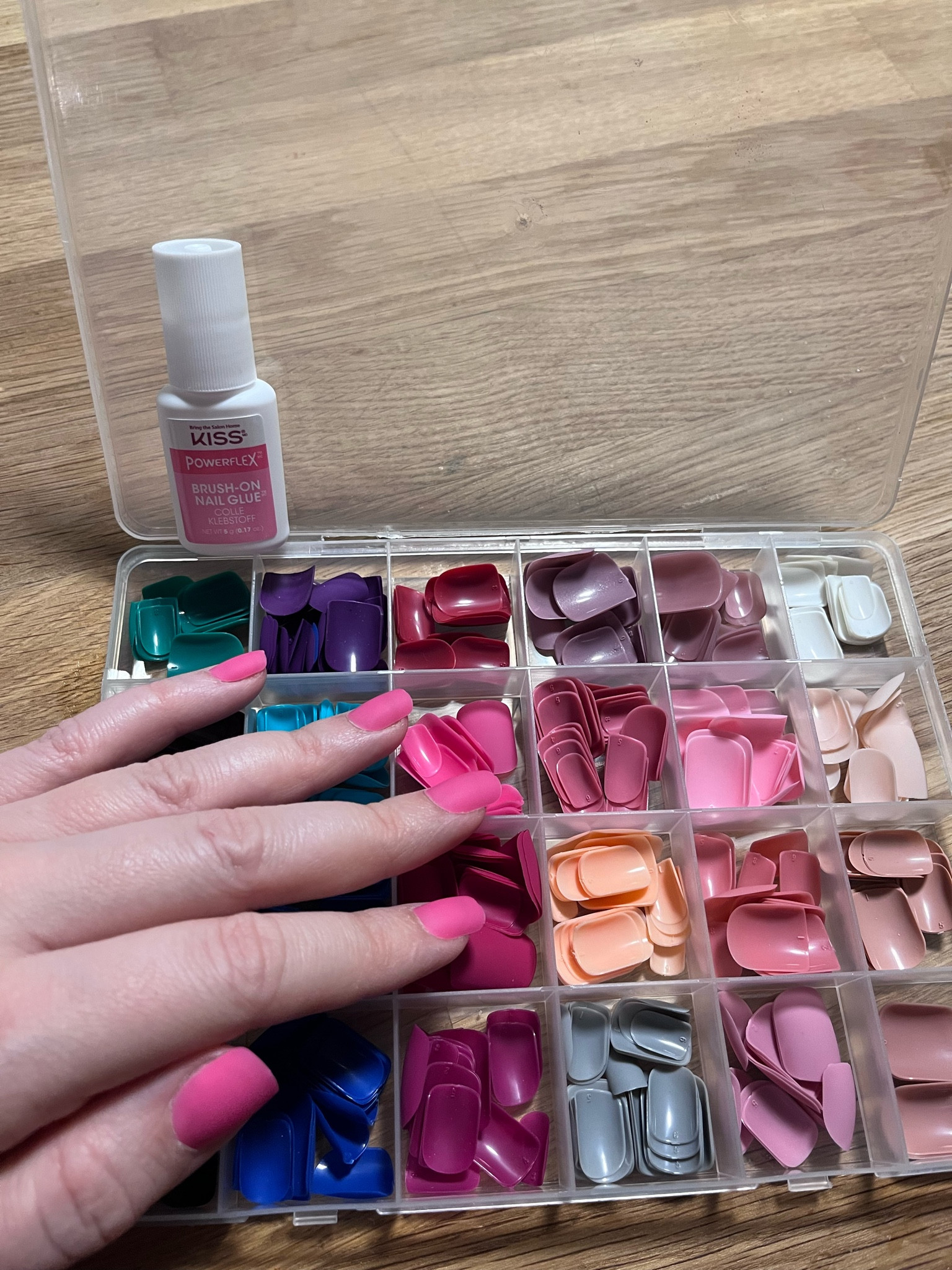 The best combo for at home nails - Amazon inexpensive matte nails and Kiss power flex brush on glue! So secure and so cute, you’d never know they were so cheap! 

#LTKbeauty #LTKfindsunder100 #LTKfindsunder50