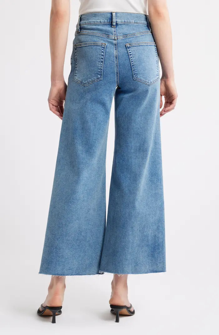 FRAME Le Palazzo Crop Wide Leg Jeans | Nordstrom | Nordstrom