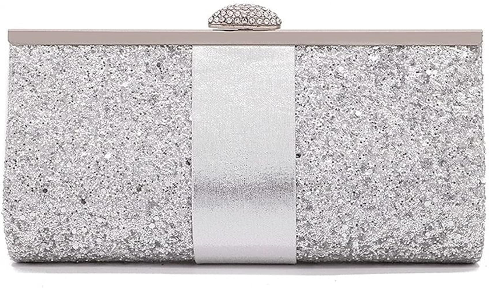 Dazzling Glitter Evening Purses and Clutches for Women Formal Party Bag Wedding Handbags | Amazon (US)