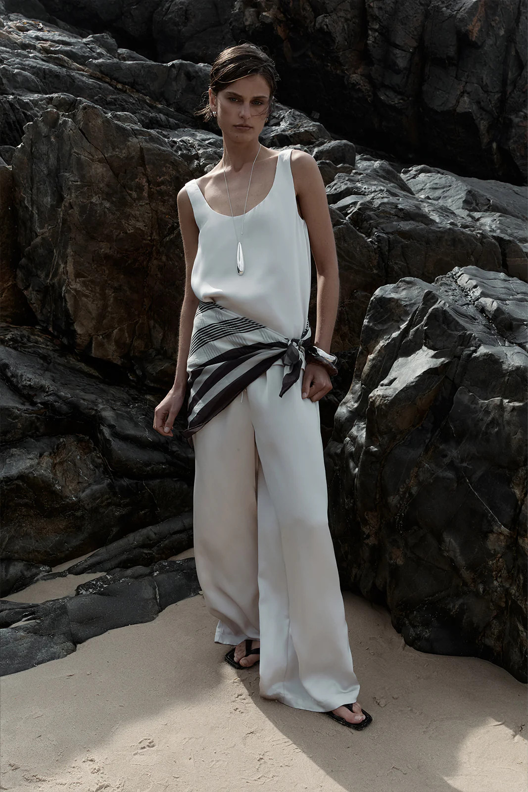 Satin Favourites 〰 @piamance in our Mina Tank and Pant. | Elka Collective (AU, UK, US, NZ)