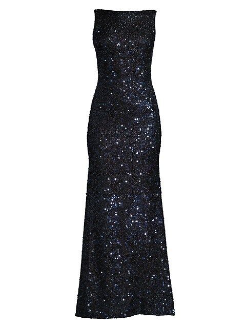 Sequined Sheath Gown | Saks Fifth Avenue