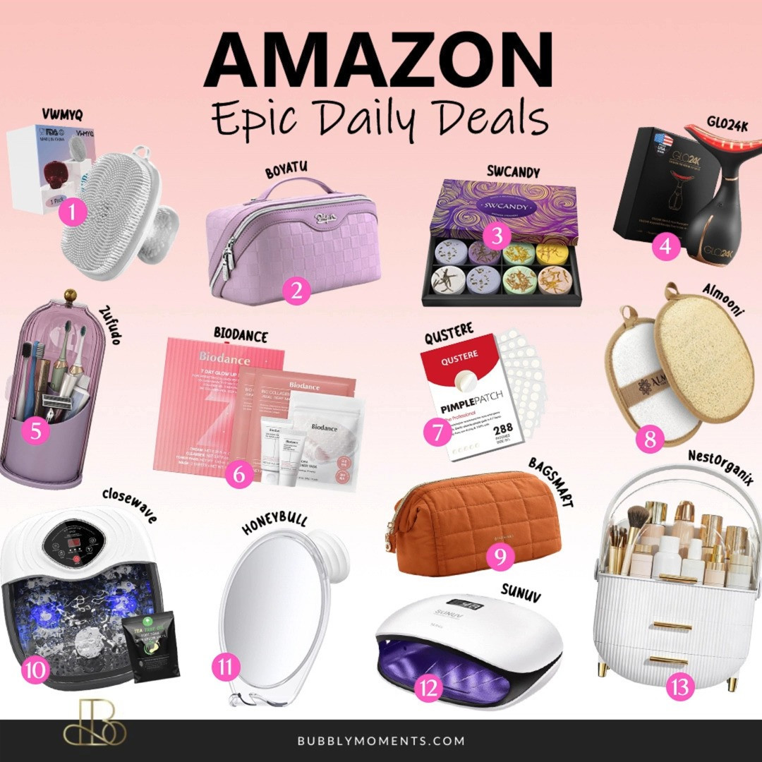 Today’s Women’s Epic Daily Deals are here and they are too good to scroll past. ✨ From everyday wardrobe staples to elevated must-haves you’ll reach for again and again, this curated Amazon find list is all about making daily style easy, comfortable, and effortlessly chic. Whether you’re refreshing your closet, upgrading your everyday essentials, or looking for versatile pieces that work from morning errands to casual nights out, these picks deliver style without the stress.
Think cozy loungewear, flattering basics, trendy accessories, beauty favorites, and practical finds every woman loves to keep on rotation. These are the kinds of pieces that sell out fast, so if something catches your eye, don’t wait too long. Save this post, tap to shop, and check back daily for new epic finds you won’t want to miss. Your future outfits will thank you. 💕
#LTKBeauty #LTKselfcare #LTKootd #EpicDailyDeals #AmazonFinds #WomenFinds #AmazonFashion #AmazonMustHaves #EverydayStyle #WomensFashion #TrendingNow #StyleInspo #ClosetEssentials #FashionFinds #OnlineShopping #ShopTheLook #CasualStyle #DailyOutfits #InfluencerFinds 

 