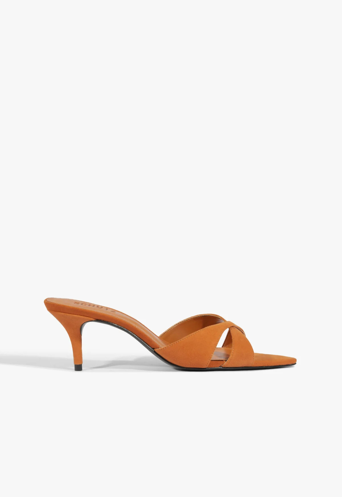 Hilda Leaf Mule Suede Sandal | Schutz (US)