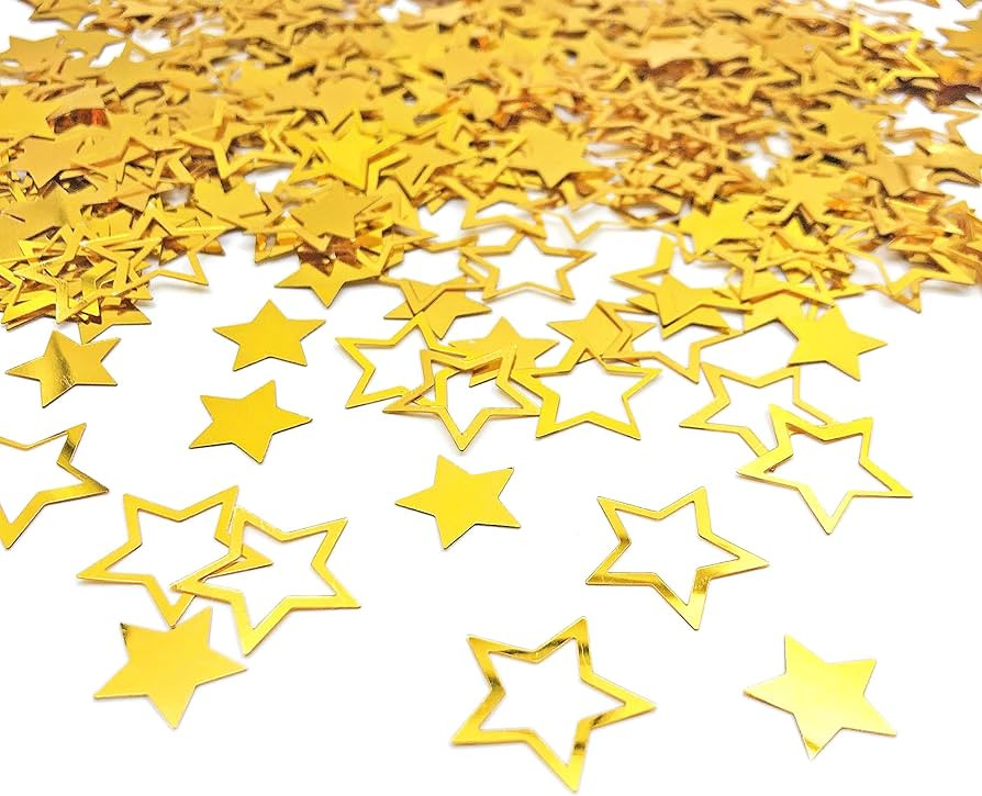 Werich Star Confetti Merry Christmas Max Party Gold Table Confetti Birthday Baby Showe Wedding Me... | Amazon (US)