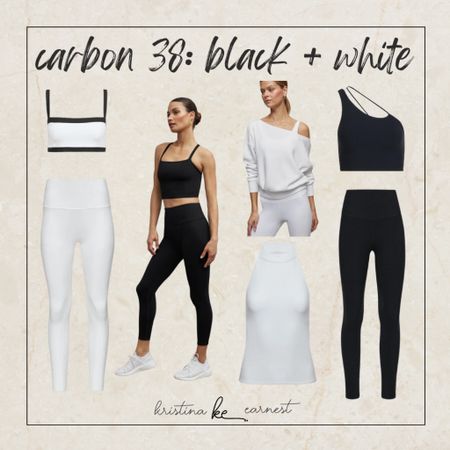 Black + White edit from Carbon38! Enter code KRISTINAEARNEST at checkout for a special discount 🛍️ 

#LTKfit #LTKFind