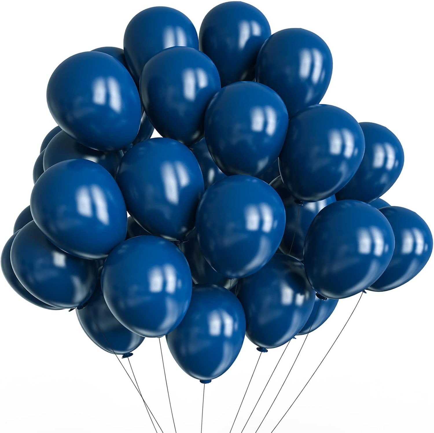 KALOR Navy Blue Balloons,100 Pcs 5 Inch Mini Matte Latex Balloons for Balloon Garland Arch, Birth... | Amazon (US)