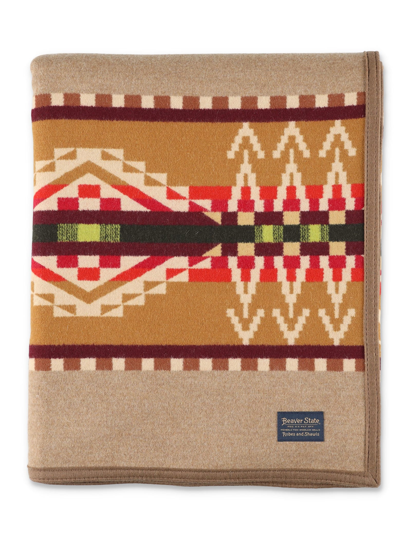 Pendleton Multicolor Jacquard Wool Blanket | Italist.com US