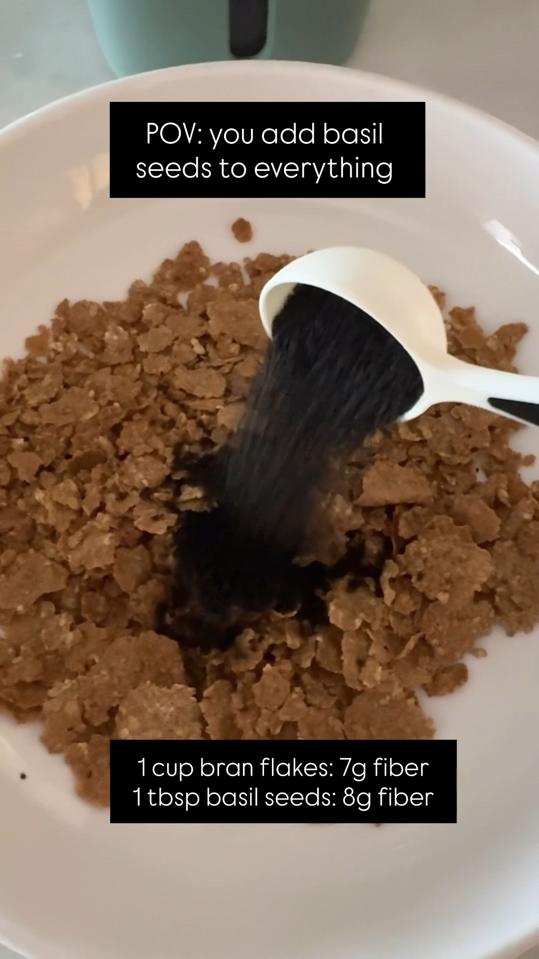 Anyone else trying to hit there fiber goals? 🙋🏻‍♀️ Basil seeds have more fiber than chia, and have no taste.

#LTKselfcare #LTKHome #LTKmorningroutine