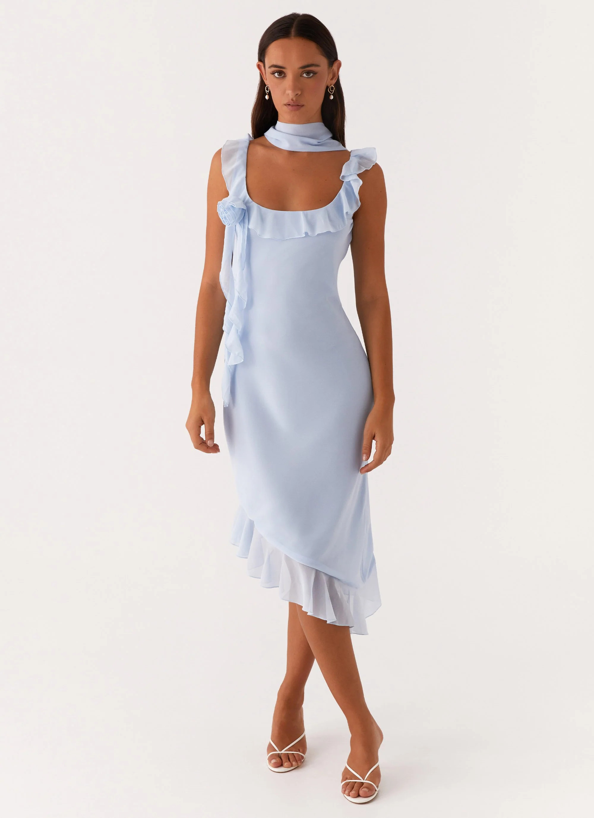 Fariday Midi Dress - Blue | Peppermayo (Global)