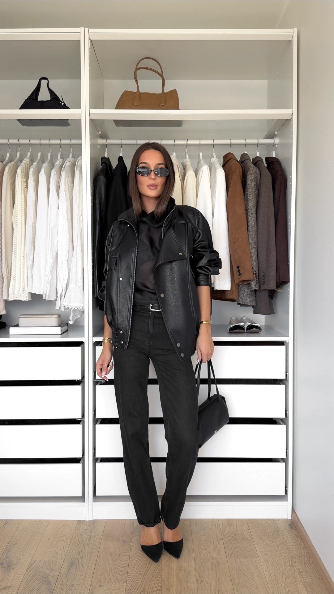 Day one of posting my outfits everyday for 365 days

Can't go wrong with an all black outfit🖤 black jeans and high neck blouse with black leather jacket🖤

#LTKgrwm #LTKootd #LTKSeasonal