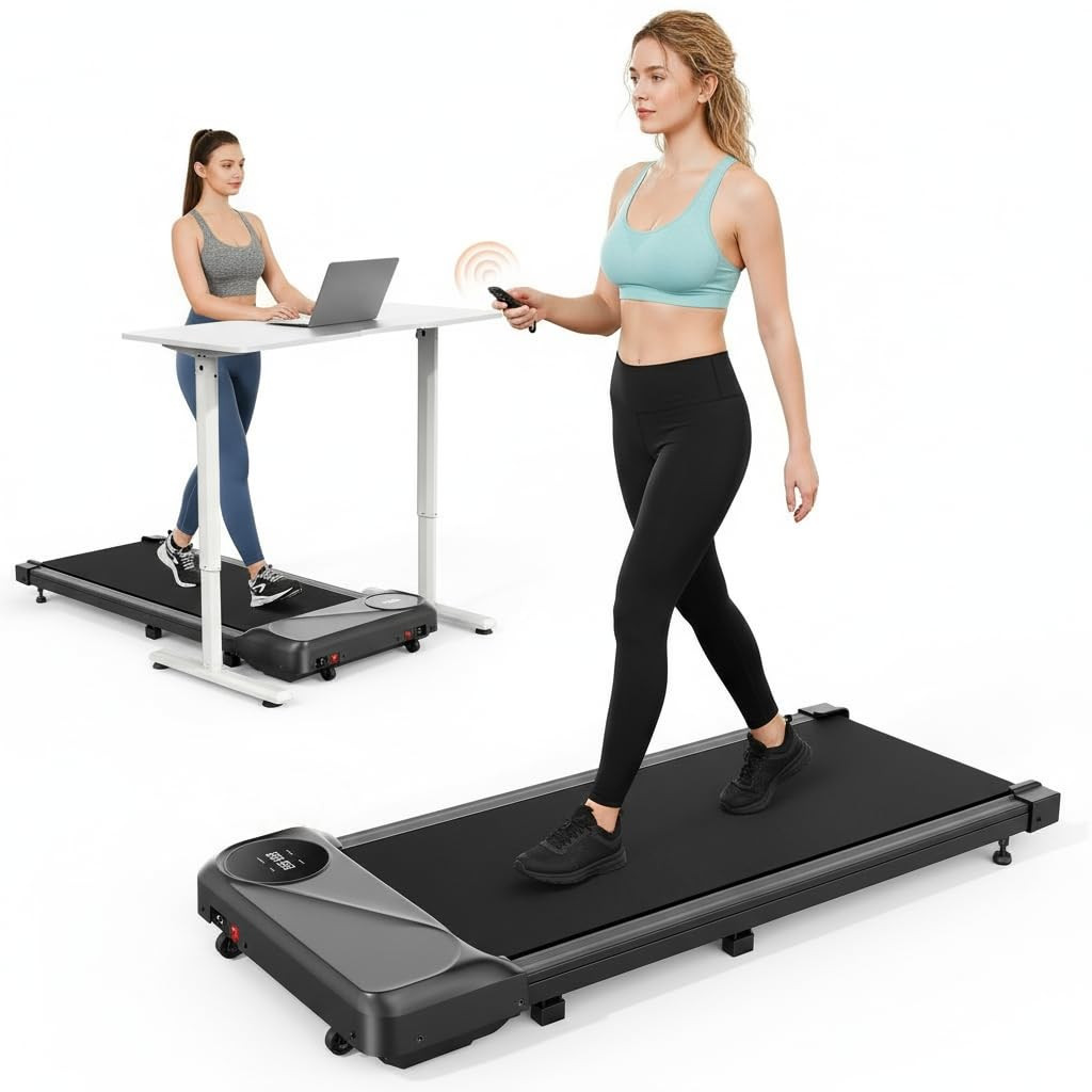 Dripex Walking Pad Treadmill, 2.5HP Under Desk Treadmill w/ 265 LBS Weight Capacity, Walking Runn... | Amazon (UK)