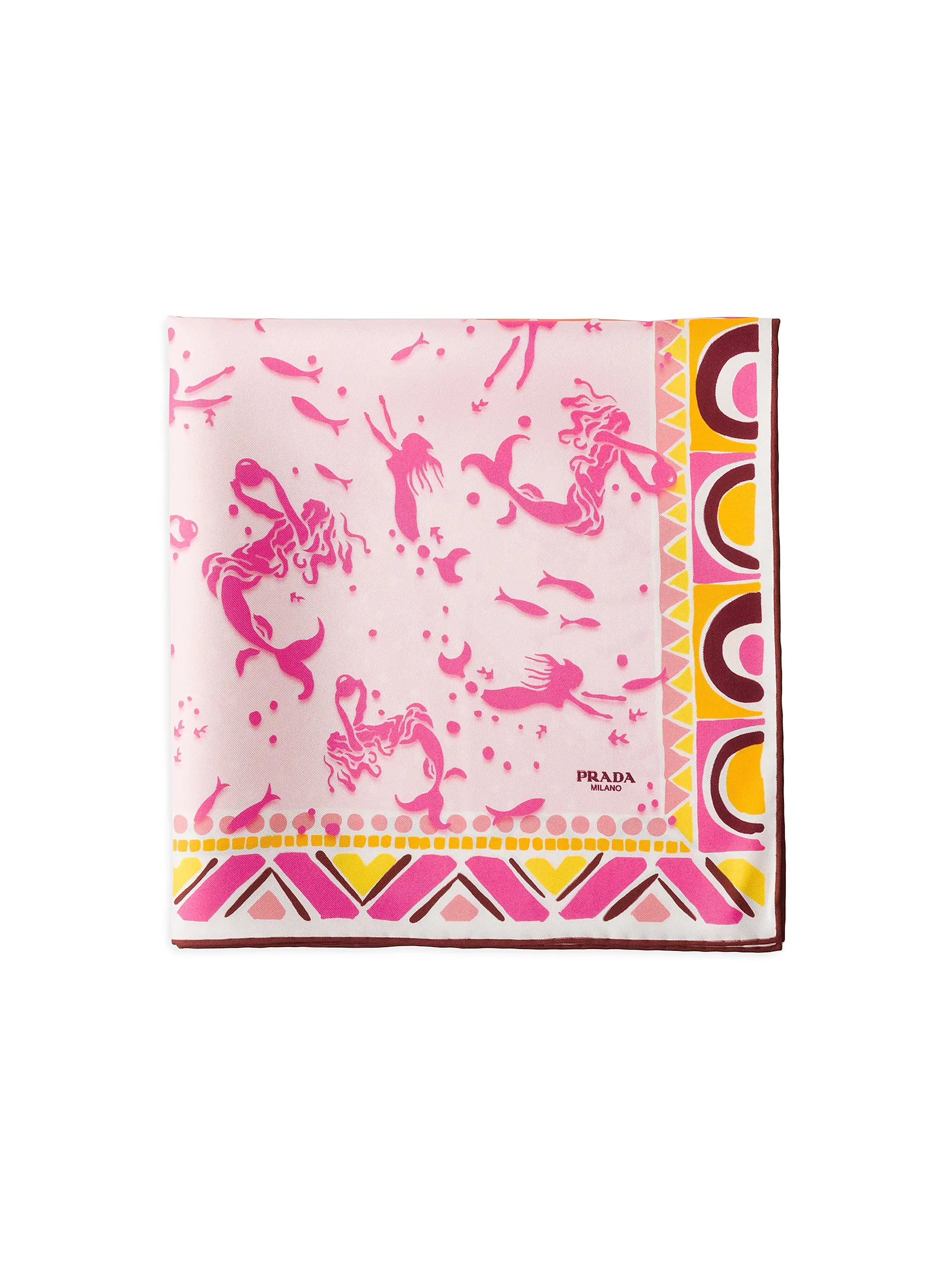 Printed Silk Twill Scarf | Saks Fifth Avenue