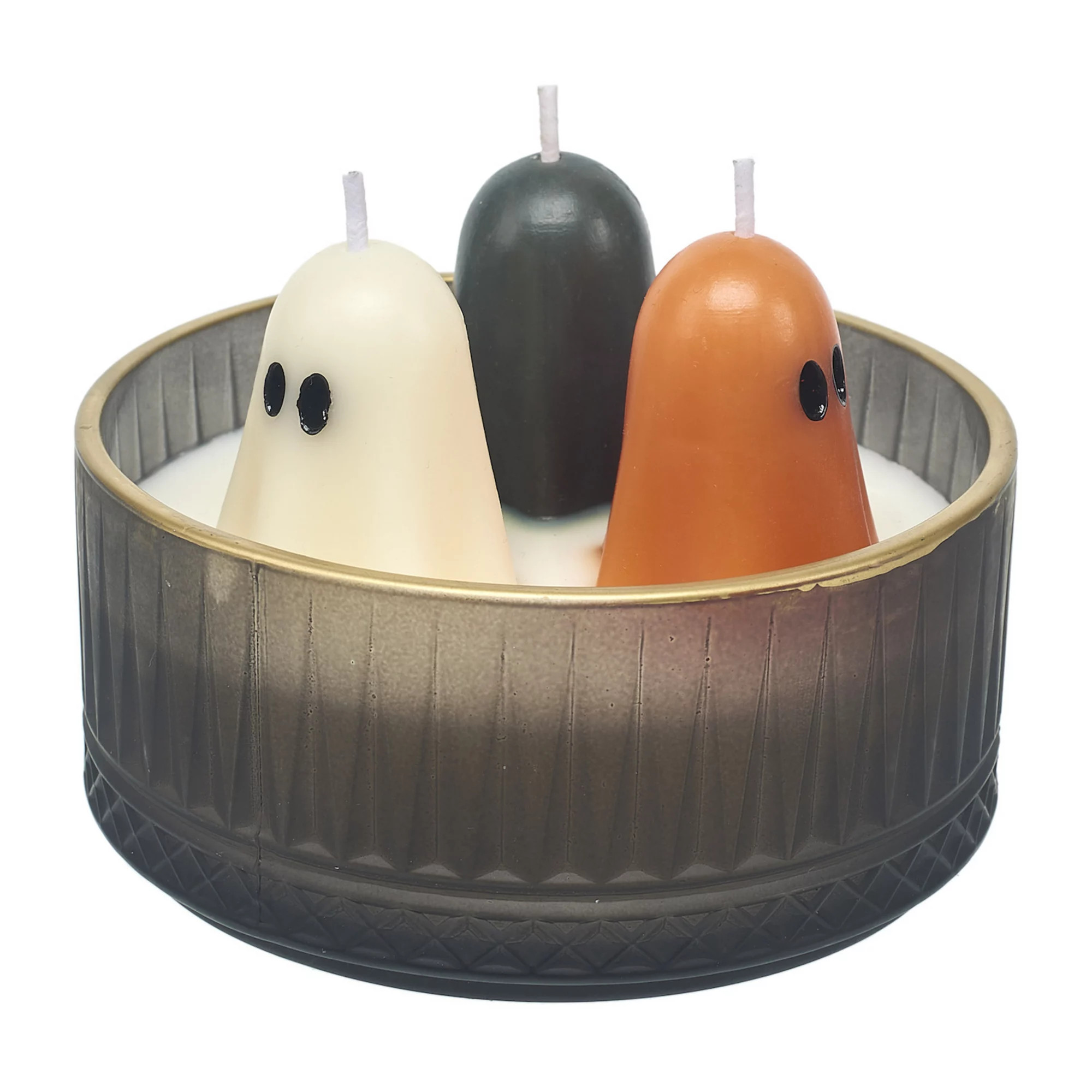 Celebrate Together™ Halloween Harvest Hayride Trio Ghost Candle Jar | Kohl's