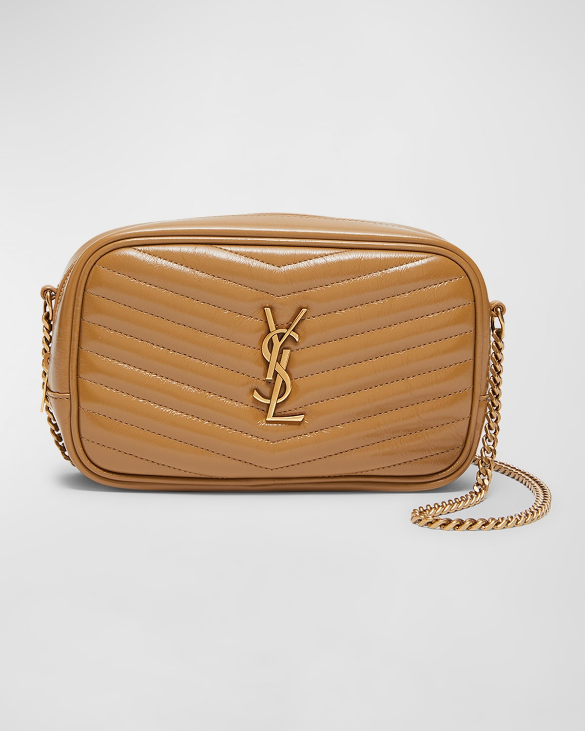 Lou Mini YSL Camera Bag in Smooth Quilted Leather | Neiman Marcus