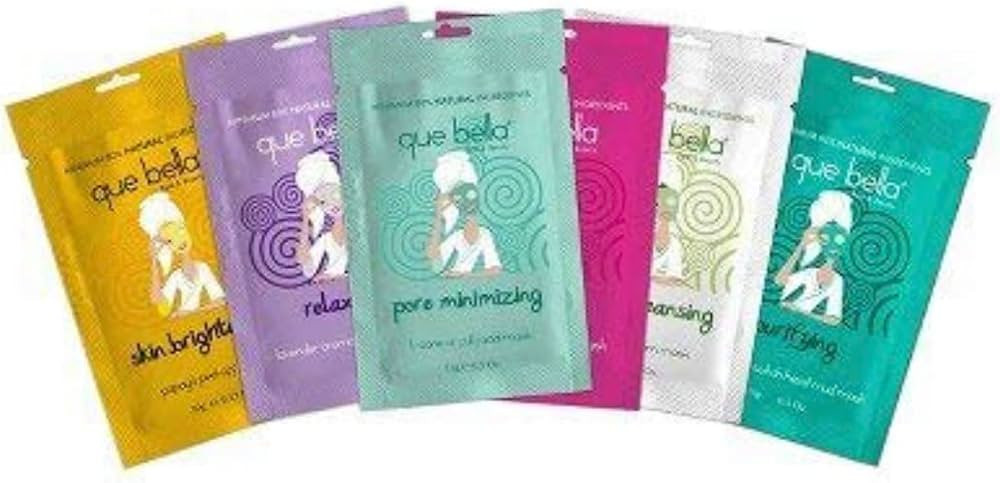 Que Bella174; Face Mask Pamper Pack - 6ct | Amazon (US)