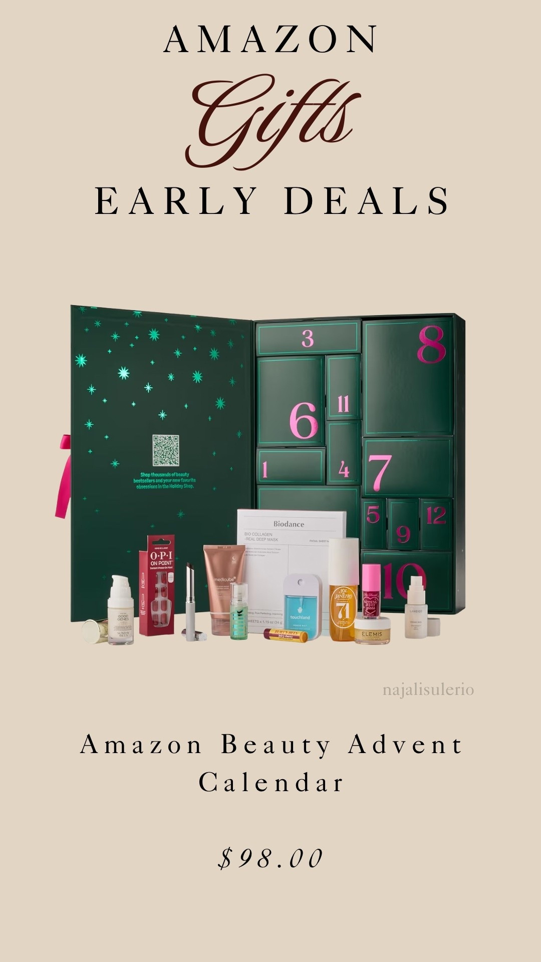 🎁✨ Get ready for Amazon’s Early Holiday Deals! Don’t miss out on the beauty advent calendar filled with must-have goodies. Shop now and save big! 🛍️💄 #AmazonDeals #HolidayShopping #BeautyAdventCalendar #LTKFinds #ShopEarlySaveBig 

#LTKHoliday #LTKCyberWeek #LTKGiftGuide
