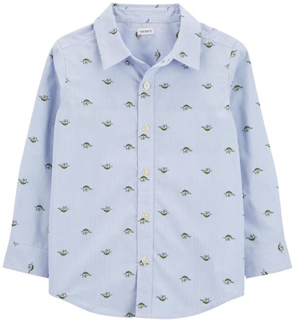 Boys 4-14 Carter's Dinosaur Print Button-Down Shirt | Kohl's