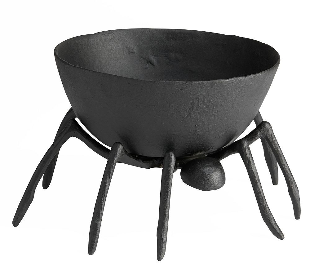 Trick or Treat Spider Metal Candy Bowl | Pottery Barn (US)