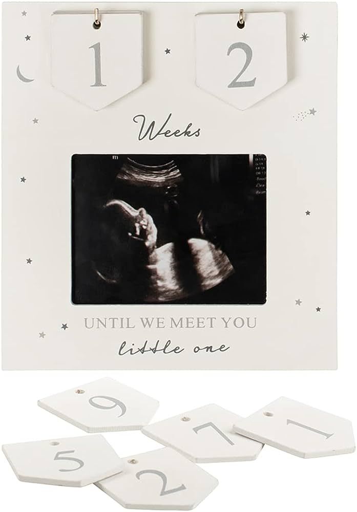 Sonogram Picture Frame | Countdown Weeks | Keepsake Baby Ultrasound Frame | Great Gift for Expect... | Amazon (US)