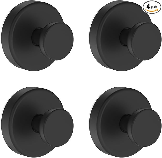 Suction Cup Hooks for Shower, Removable Towel Hooks for Bathroom Window Glass Door Wall, Bath Rob... | Amazon (US)