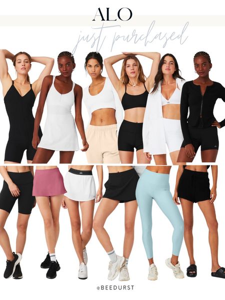 Here’s my recent order from Alo Yoga! Alo must haves, Alo yoga staple pieces, tennis dress, yoga outfit, gym outfit, workout clothes, gym clothes, gym onesie, tennis skirt

#LTKFind #LTKFitness #LTKstyletip
