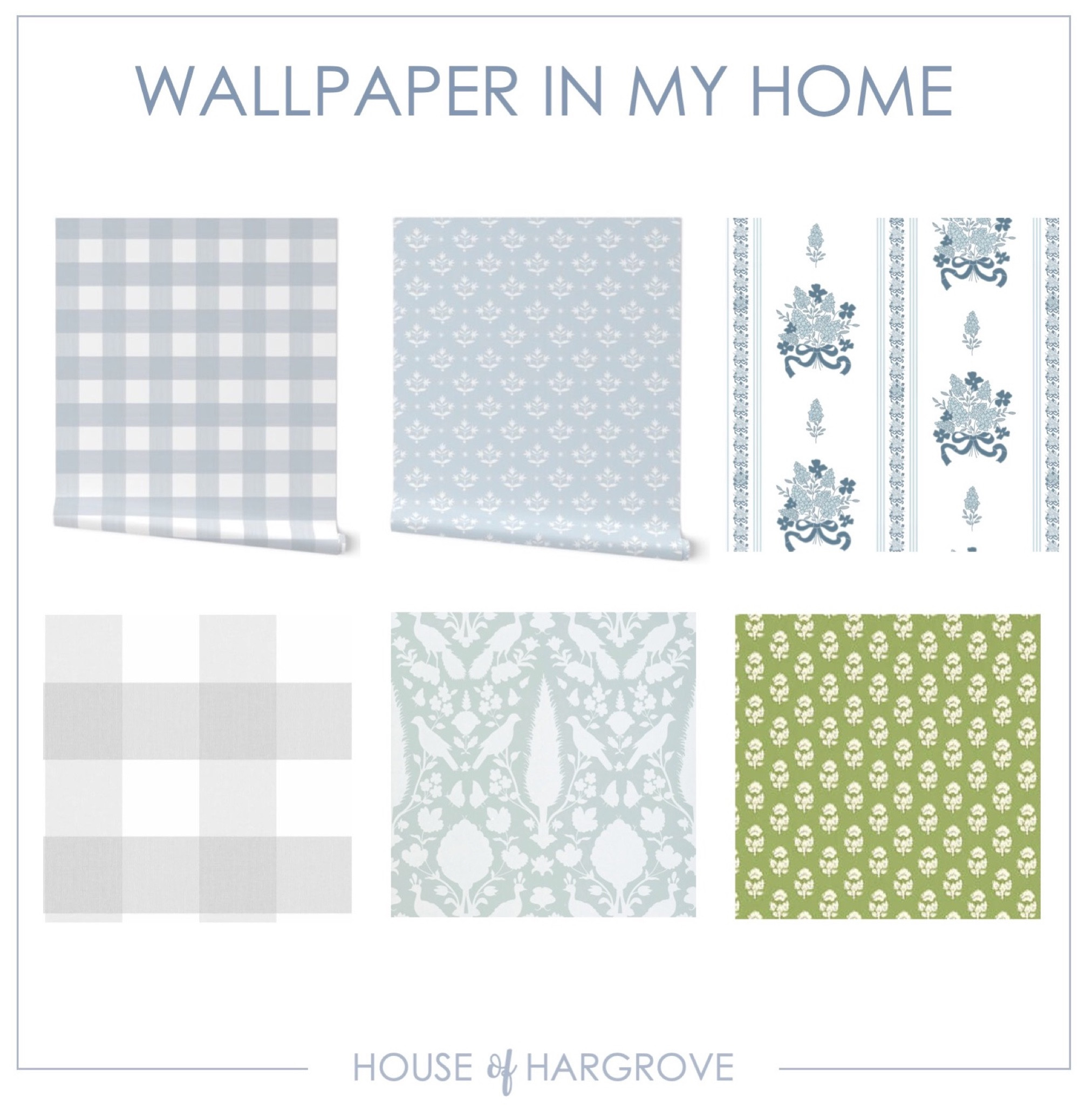 Wallpaper in our home.
•The upper right wallpaper is from Loomwell.
Use CODE: HOUSEOFHARGROVE to save 15% on Loomwell.com
•The bottom right wallpaper was purchased at Wallpapers Galore



#LTKstyletip #LTKhome