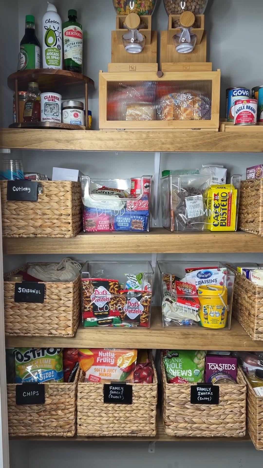 This pantry organization was long overdue.
Now everything has a clear place, which will make it so much easier to keep organized day to day.

I’ve been itching to organize different spaces in our home, and I’m glad this is finally done. One space down, many more to go.

I linked everything I used to organize this space 

#LTKHome #LTKfoodie #LTKmomlife