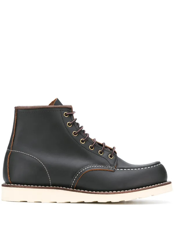 Red Wing Shoes 'Classic Mock Toe' Stiefel - Farfetch | Farfetch Global
