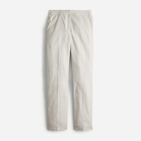 Kate straight-leg pant in stretch linen | J.Crew US
