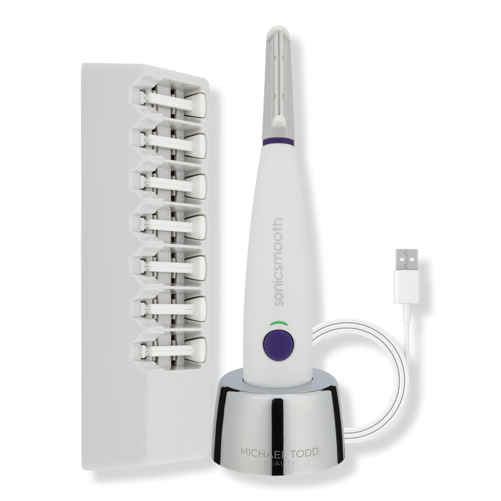 Sonicsmooth Sonic Dermaplaning Exfoliation & Peach Fuzz Removal System | Ulta