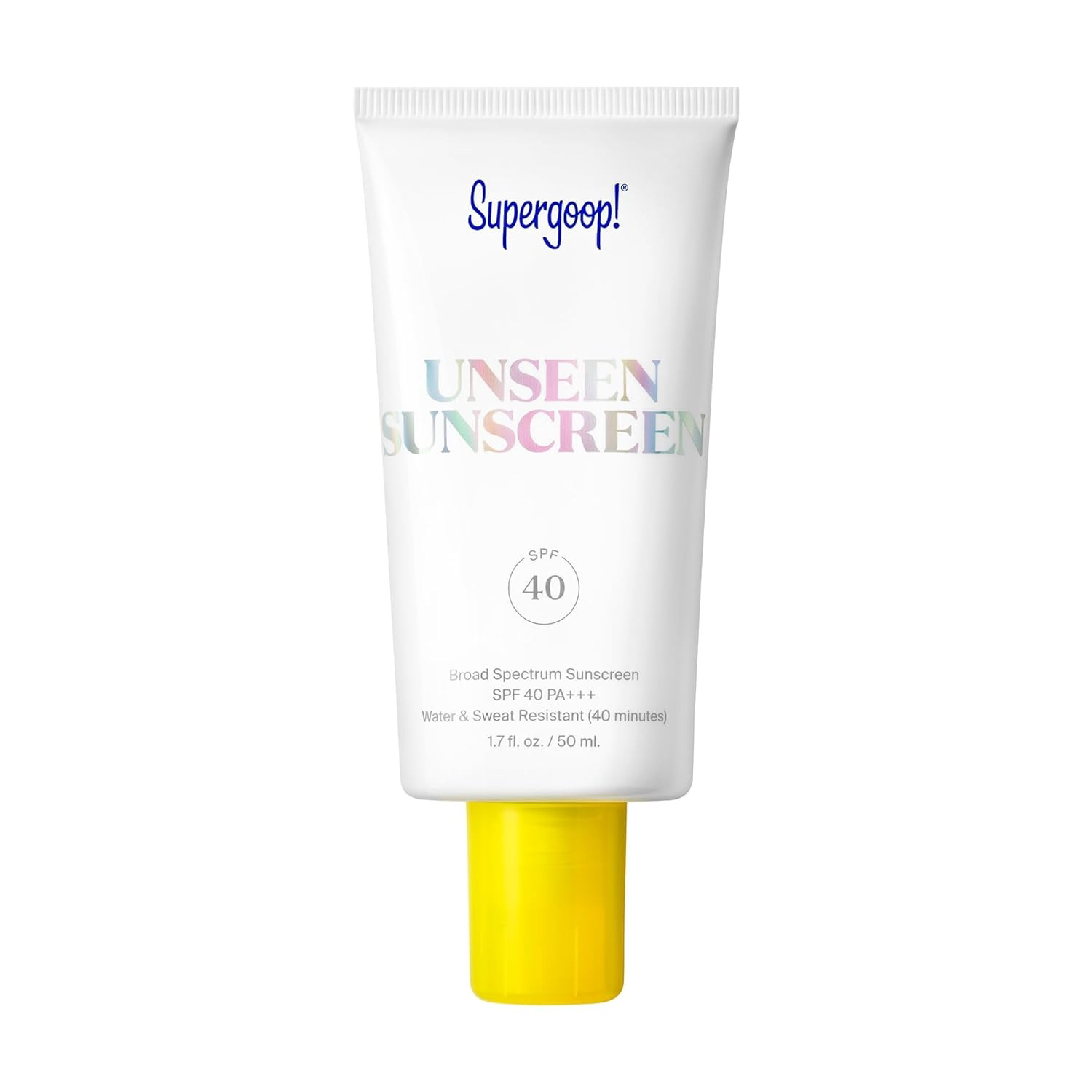 Supergoop! Unseen Sunscreen - SPF 40-1.7 fl oz - Invisible, Broad Spectrum Face Sunscreen - Weigh... | Amazon (US)