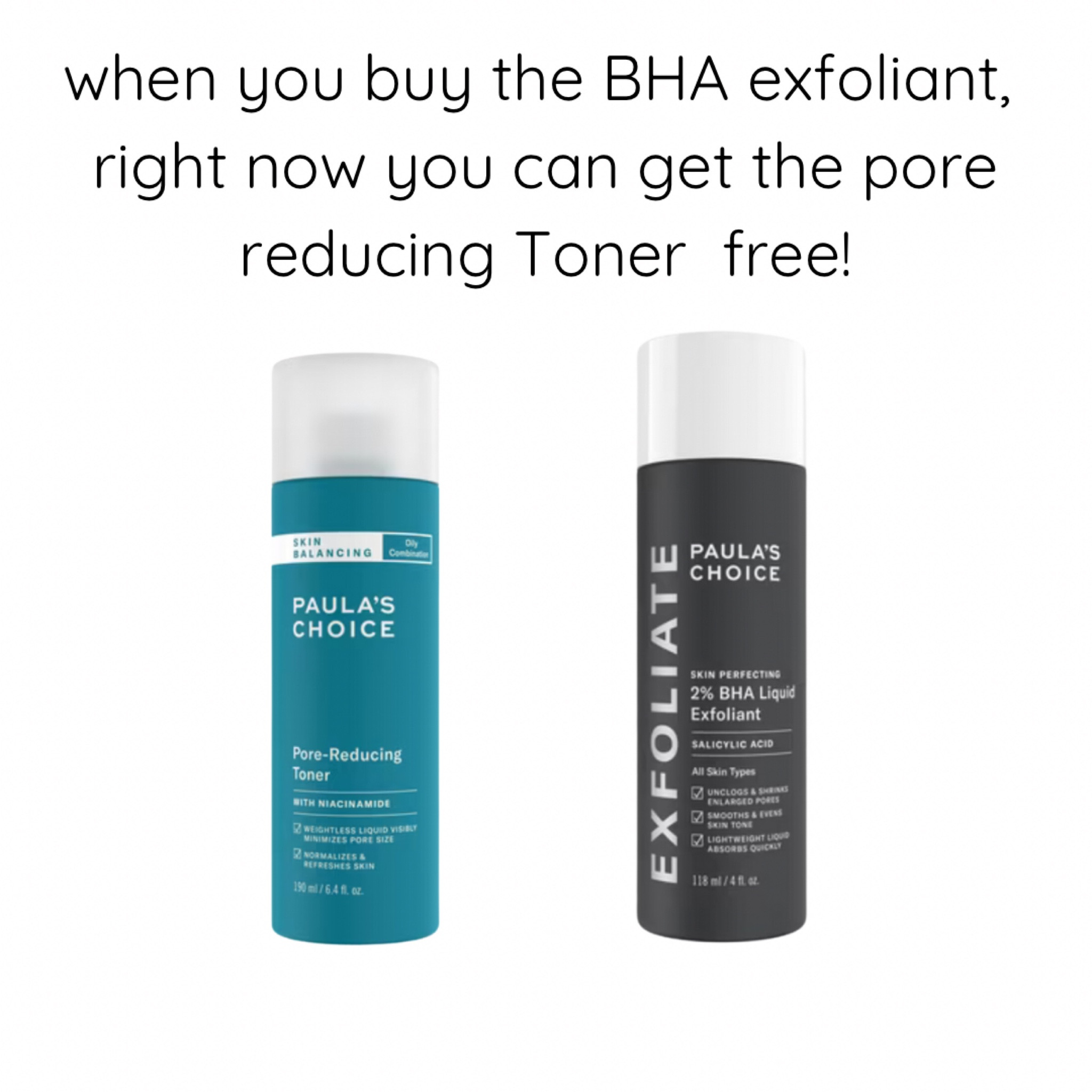 Use code DAILY today and get a free toner with your purchase of Paula’s Choice BHA liquid exfoliant! 

#LTKbeauty #LTKsalealert #LTKfindsunder50