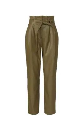 Love, Whit by Whitney PortOlive Faux Leather Pants$275 original retail | Rent The Runway