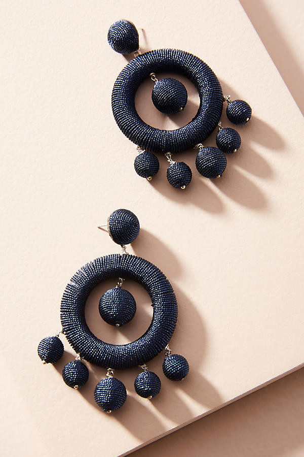 Chandelier Hoop Drop Earrings | Anthropologie (US)