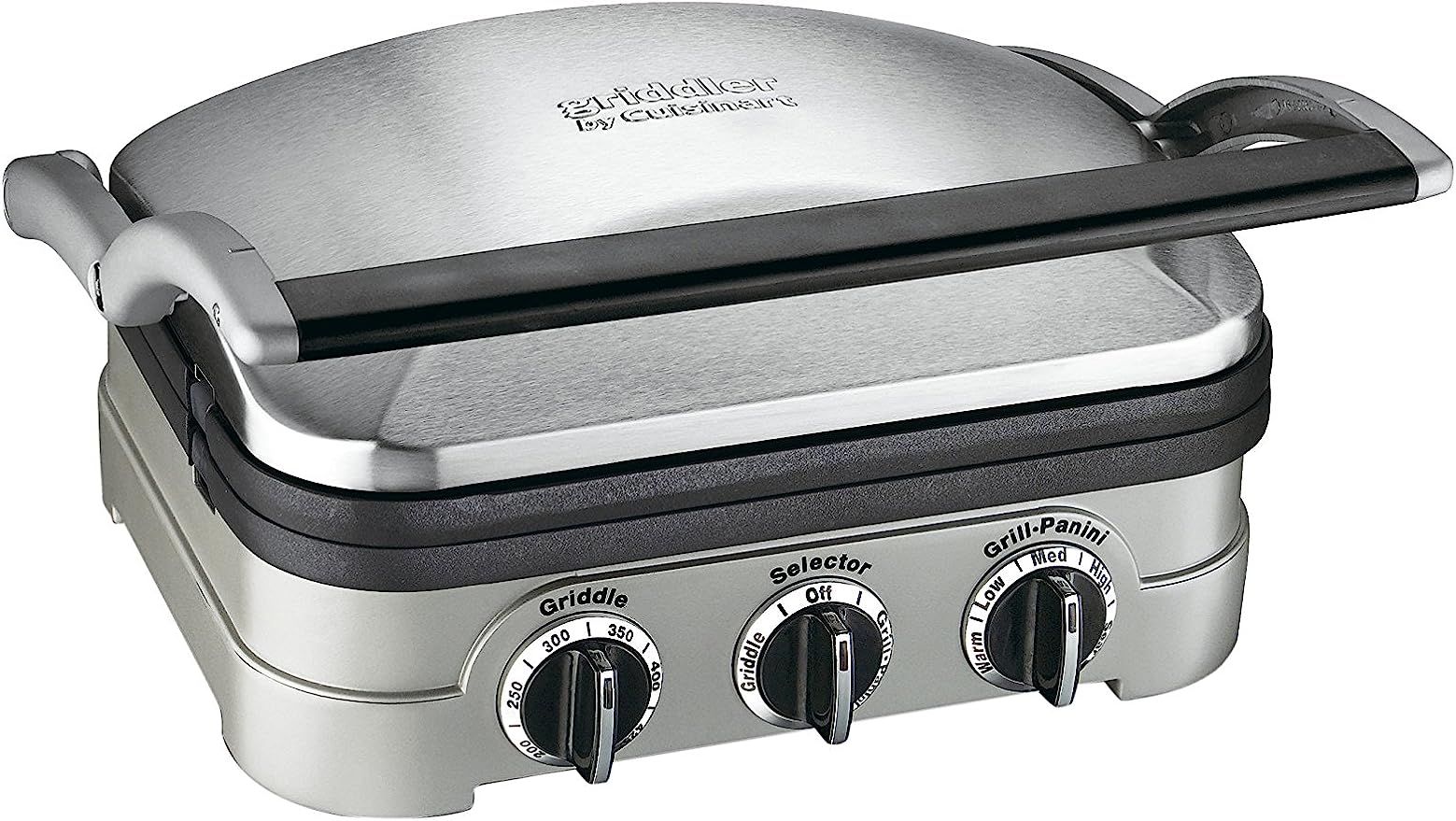 Cuisinart GR-4NP1 5-in-1 Griddler, 13.5"(L) x 11.5"(W) x 7.12"(H), Silver With Silver/Black Dials | Amazon (US)