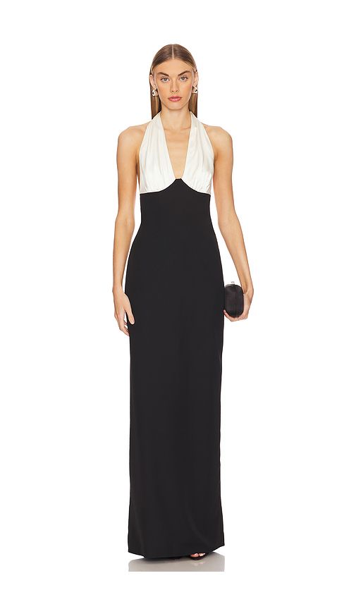 Katie Gown in Black & Ivory | Revolve Clothing (Global)