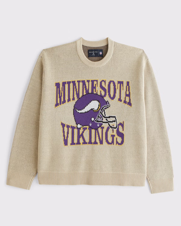 Minnesota Vikings Crew Sweater | Abercrombie & Fitch (US)