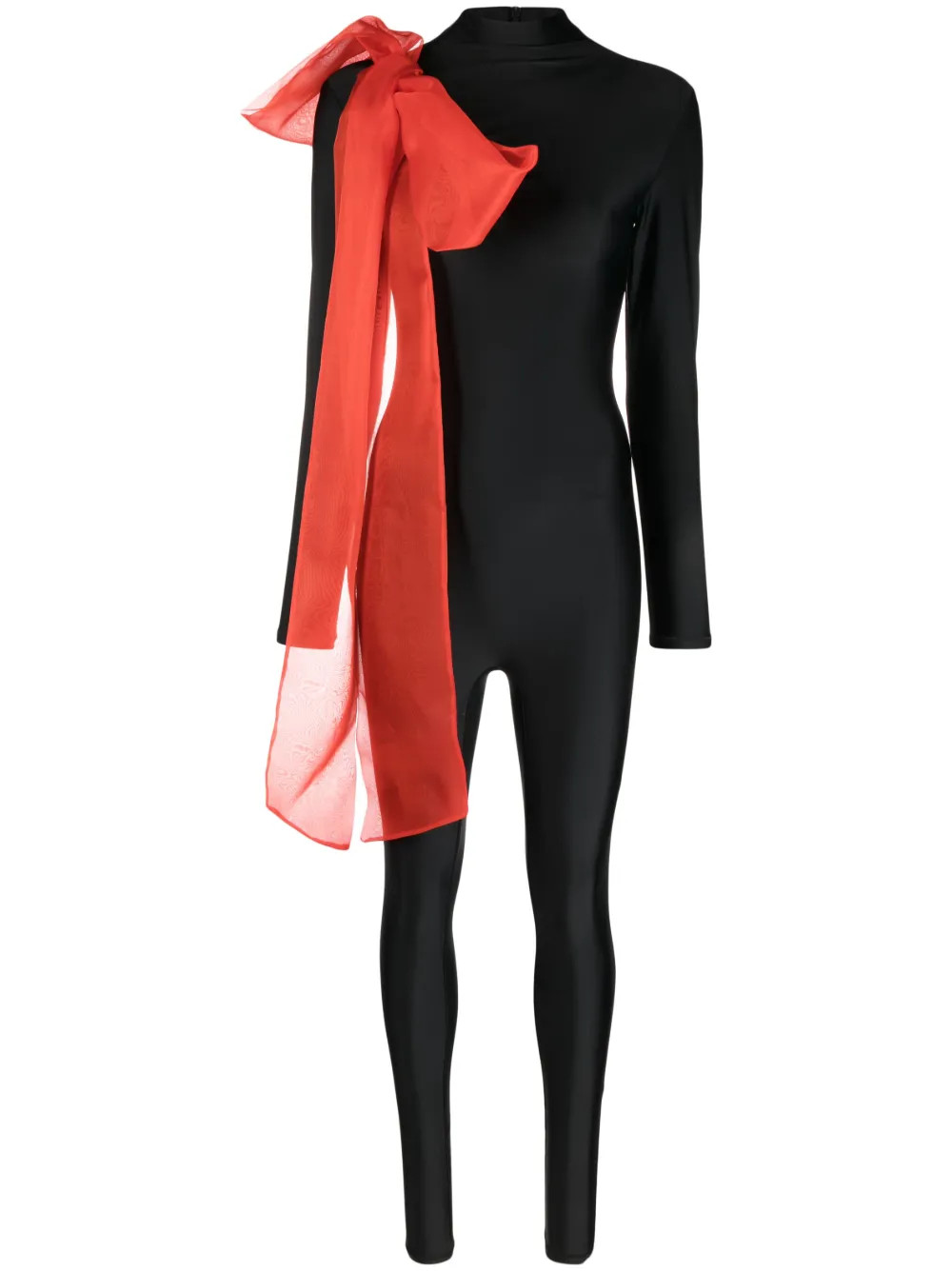 Atu Body Couture Large bow-detail Jumpsuit - Farfetch | Farfetch Global