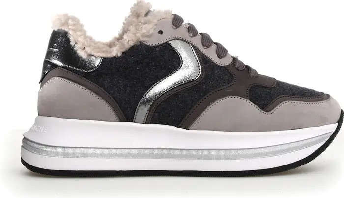 Voile Blanche Melany Faux Fur Sneaker (Women) | Nordstrom | Nordstrom