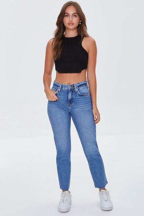 Premium Distressed Mom Jeans | Forever 21 | Forever 21 (US)