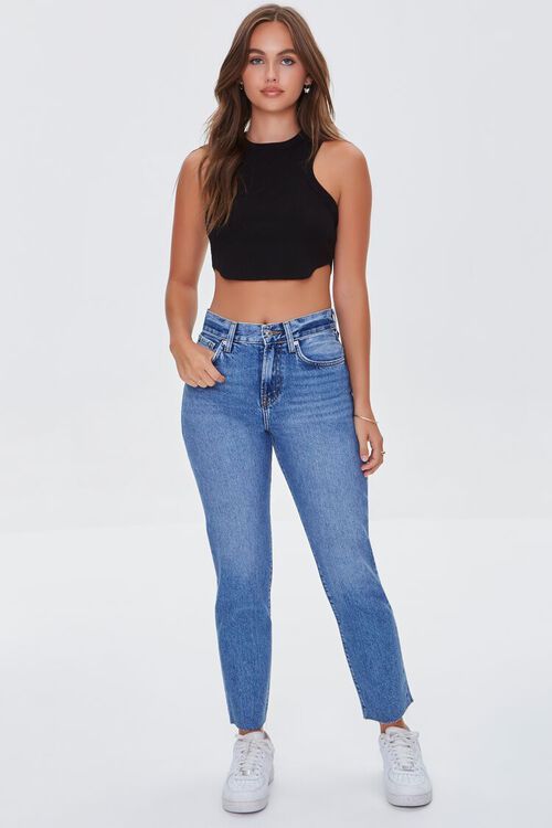 Premium Distressed Mom Jeans | Forever 21 | Forever 21 (US)