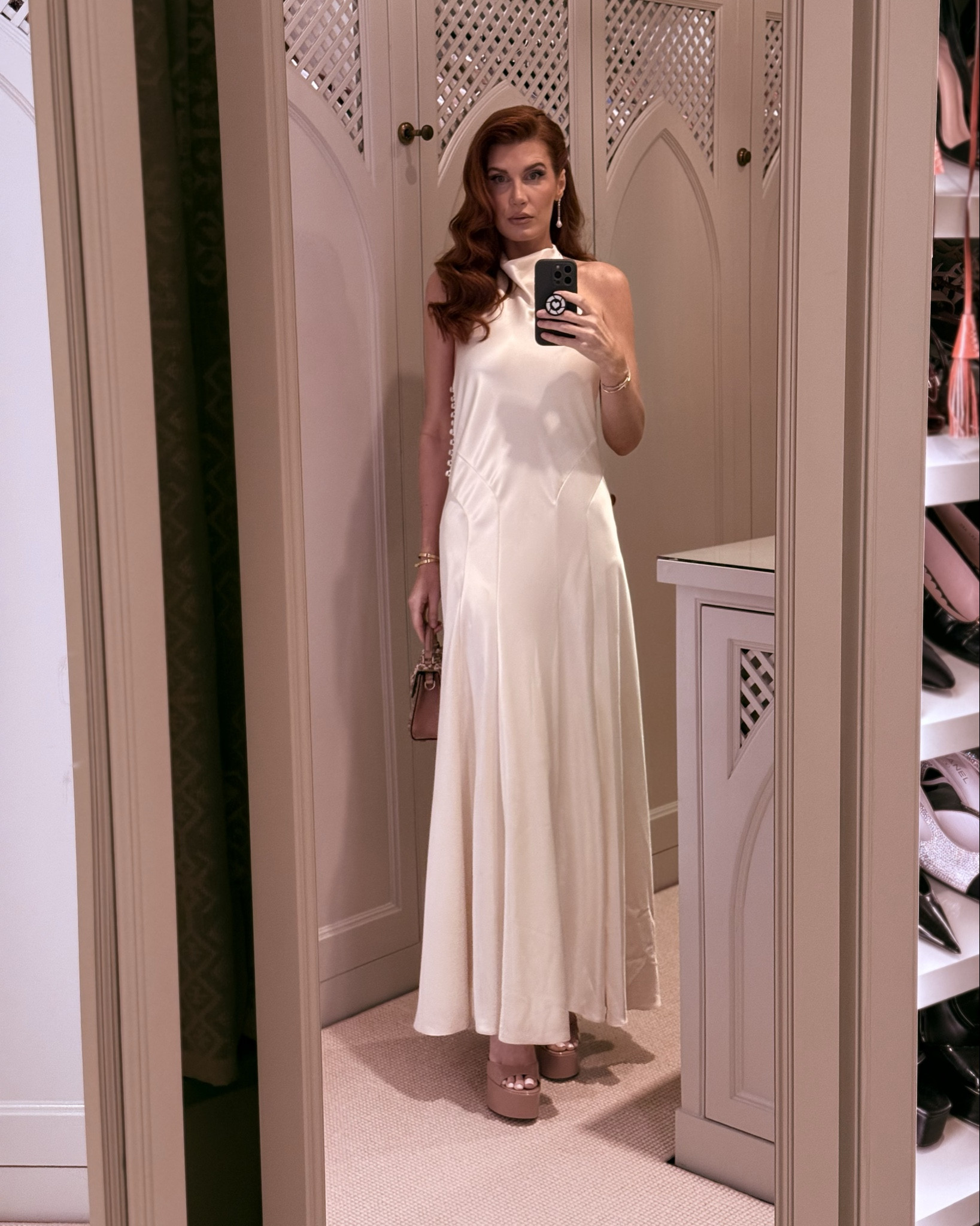I’m dreaming of a white Christmas 🎶 Fellow LTKer, @Kerrently, threw a white patty last night and this was my look ✨
Dress size 4, runs short IMO, I’m 5’9” 

#LTKHoliday #LTKootd #LTKWedding
