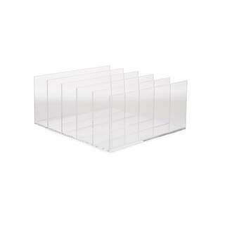 5-Compartment Acrylic File Holder, High Quality, File Folder Sorter, Desktop File Sorter Organize... | The Home Depot