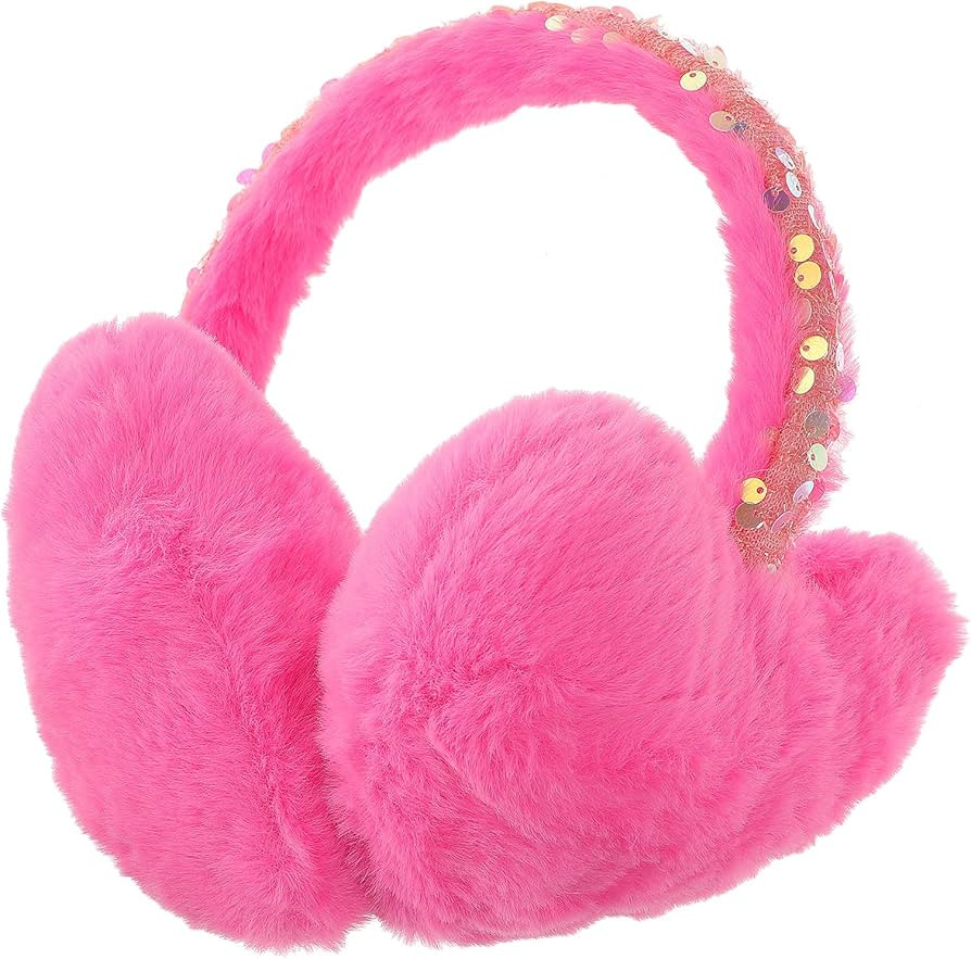Theaque Unisex Ear Warmer Heart Shaped Winter Warm Earmuff Thermal Ear Cover Outdoor Ear | Amazon (US)
