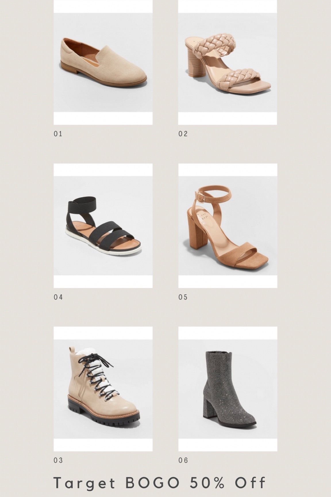 Target BOGO 50% off shoes. Get them while they last! Perfect for fall fits! From 9/25-10/1

#LTKsalealert #LTKSeasonal #LTKshoecrush
